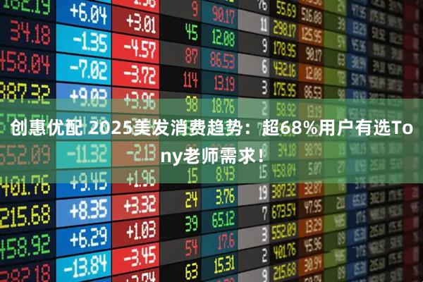 创惠优配 2025美发消费趋势：超68%用户有选Tony老师需求！